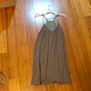Olive tank top dress impeccable pig M